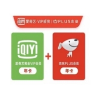 爱奇艺黄金VIP会员12个月黄金年卡 加赠京东PLUS年卡