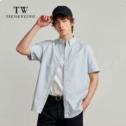 TEENIE WEENIE 男士刺绣短袖衬衣 TNYW222401Es