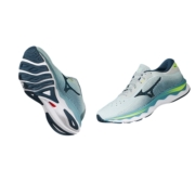 Mizuno美津浓男女网面耐磨回弹轻便跑步鞋WAVE SKY5