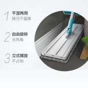 美丽雅免手洗平板拖把干湿两用懒人拖把家用厨房一拖布净拖地神器