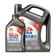 壳牌机油 灰壳超凡喜力5W-40 5L 天然气全合成润滑油 SP 天猫养车