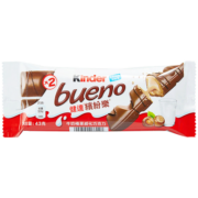 健达（Kinder）健达缤纷乐儿童牛奶榛果威化巧克力制品 进口零食礼物1包2条装43g