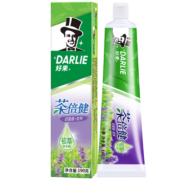 DARLIE 好来(原黑人)牙膏 茶倍健百里香龙井清新口气含氟国潮茶味改善黄牙渍官方旗舰 百里香龙井190g