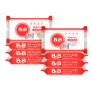 保宁B&B婴幼儿洗衣皂宝宝肥皂婴幼儿尿布皂200g甘菊皂*4+洋槐皂*4