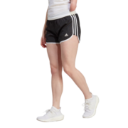 adidas阿迪达斯官方女装马拉松速干跑步运动短裤GK5265 黑色/白 A/L4"