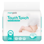 兔头妈妈纸尿裤touch系列XL28片(12-17kg)柔薄透气瞬吸干爽