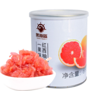 黑海盗红西柚果粒罐头900g西柚颗粒杨枝甘露满杯奶茶店专用配料