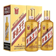PLUS会员：MOUTAI 茅台 金王子酒 53%vol 酱香型白酒 500ml*2瓶 双支装