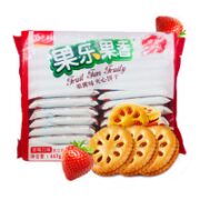 嘉士利 果乐果香 果酱夹心饼干 草莓味