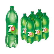 百事可乐七喜可乐 7UP 柠檬味 汽水碳酸饮料 2L*6瓶 整箱装 百事出品