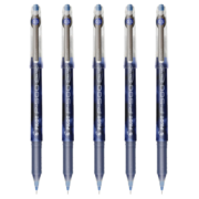 百乐（PILOT）P500针管中性笔直液式签字笔考试财务水笔走珠笔0.5mm 蓝色 5支装 BL-P50