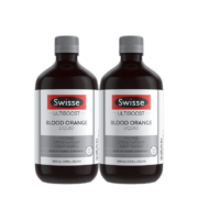 Plus会员：Swisse斯维诗 血橙精华饮料 含花青素和维C  大Q瓶500ml*2瓶