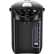 美的（Midea）智能电热水瓶热水壶电水壶304不锈钢水壶热水瓶5L多段温控电水壶双层防烫烧水壶 【黑色十大温控】SP50Power302