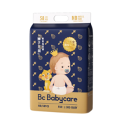 bc babycare皇室纸尿裤狮子王国尿不湿婴儿弱酸透气干爽拉拉裤 皇室纸尿裤NB码58片