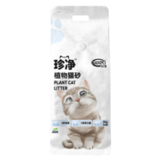 珍宝（SANPO）珍净植物猫砂 除臭颗粒光滑易结团易吸水可冲厕所 秒结团秒吸臭 2kg