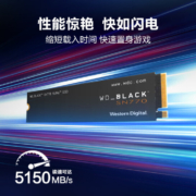 Western Digital 西部数据 WD_BLACK SN770 NVMe PCIe Gen4技术 2TB SSD固态硬盘