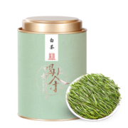 吴家世茶2023茶叶绿茶明前特级白茶春茶嫩芽安吉原产高山珍稀白茶 100克罐装