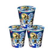 日清 方便面 拉王 东京海鲜豚骨风味76g*3杯装