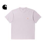 carhartt WIP 经典金色LOGO刺绣短袖T恤 CHXTEI026391F