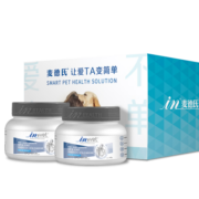 麦德氏 IN-VET 狗狗鲨鱼软骨素套装340g*2 宠物泰迪金毛狗狗关节保护健骨