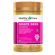 healthy care葡萄籽精华胶囊 澳洲进口 原花青素 美颜肌肤透亮有光泽 300粒 1瓶