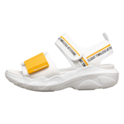 Skechers斯凯奇女士时尚休闲凉鞋88888346 白色/黄色 WYL 5/35
