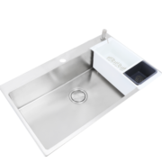 科勒（KOHLER） 水槽厨房家用水槽304不锈钢加厚洗菜盆洗碗盆水池套餐 25616T-2N-NA单槽（不含龙头）