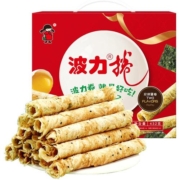 波力蛋卷礼盒鸡蛋卷432g*1盒海苔味鸡蛋味糕点礼盒饼干蛋卷酥