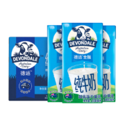 88VIP：德运 全脂纯牛奶 200ml*24
