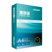 deli 得力 7377 珊瑚海 A4复印纸 80g 500张/包