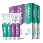 云南白药牙膏益生菌组合牙膏套装口气清新薄荷 冰柠105g*2+薄荷105g*2（共4支）