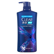 PLUS会员：清扬 CLEAR 男生去屑蓬松洗发水  冰海净透香调  650g*4件