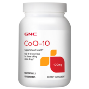 GNC健安喜 辅酶Q10软胶囊 100mg*120粒/瓶  日常养护   海外原装进口