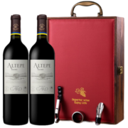 拉菲罗斯柴尔德酒庄 拉菲（LAFITE）红酒 阿根廷进口干红葡萄酒 皑特双支装750mL*2
