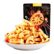 三只松鼠 城市专享价：Three Squirrels 三只松鼠 一人喰 食藕记 脆莲藕 黑鸭味 150g