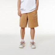 杰克·琼斯（JACK&JONES）夏季男装时尚百搭棋盘格短裤男休闲五分裤日系潮裤子22319F012 卡其色 195/96A/XXXLR