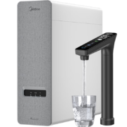 618预售、PLUS会员：Midea 美的 净水器 白泽1200G pro 家用净水机 6年长效RO反渗透 厨下式净饮机