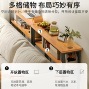 客厅沙发后置物架靠墙长条架多层卧室边缝柜床头收纳玄关窄架子