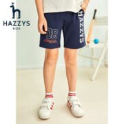 HAZZYS 哈吉斯 男童五分裤短裤