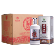 习酒贵州习酒 53度银质酱香型白酒 500ml *6瓶整箱（内含礼品袋）