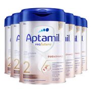 Aptamil 爱他美 白金德文版 较大婴儿HMO配方奶粉 2段 800g*6罐