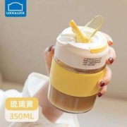 LOCK&LOCK 乐扣乐扣 双饮耐热咖啡杯玻璃杯 350ml