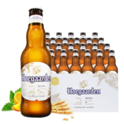 福佳白（Hoegaarden）比利时原装进口小麦白啤酒330ml*24瓶 精酿啤酒聚会年货节整箱装