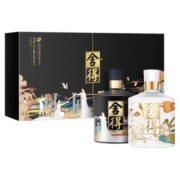 【顺丰速运】舍得酒智慧艺术大典52度500ml*2瓶礼盒装浓香型白酒