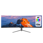 联合创新（Innocn）49英寸 带鱼屏32:9 DQHD 120HZ HDR400 Type-C65W内置音箱 准4K 曲面电竞显示器 49C1R