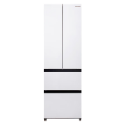 松下（Panasonic）法式多门冰箱超薄390升风冷四门智能变频无霜家用电冰箱-微冷保鲜银离子除菌小海豚NR-PD39WPA-W