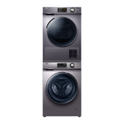 8日0点、PLUS会员：Haier 海尔 EG100MATE21S+GBN100-636 热泵式洗烘套装 星蕴银