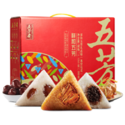 需抢券：WU FANG ZHAI 五芳斋 祥和五芳 粽子礼盒 1.12kg*2件