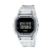 卡西欧（CASIO）手表G-SHOCK冰韧系列破冰行动透明灰防水运动男表送礼推荐 DW-5600SKE-7
