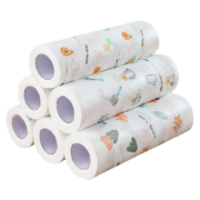 微信端：宫沁 GONGQIN 懒人一次性抹布 加厚干湿两用 白色款 20*20cm 30片装